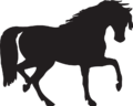 Johnny automatic horse silhouette.png