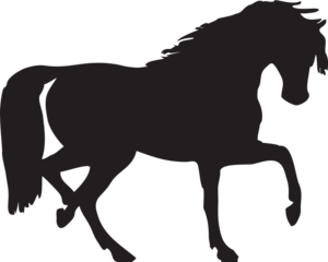Johnny automatic horse silhouette.png